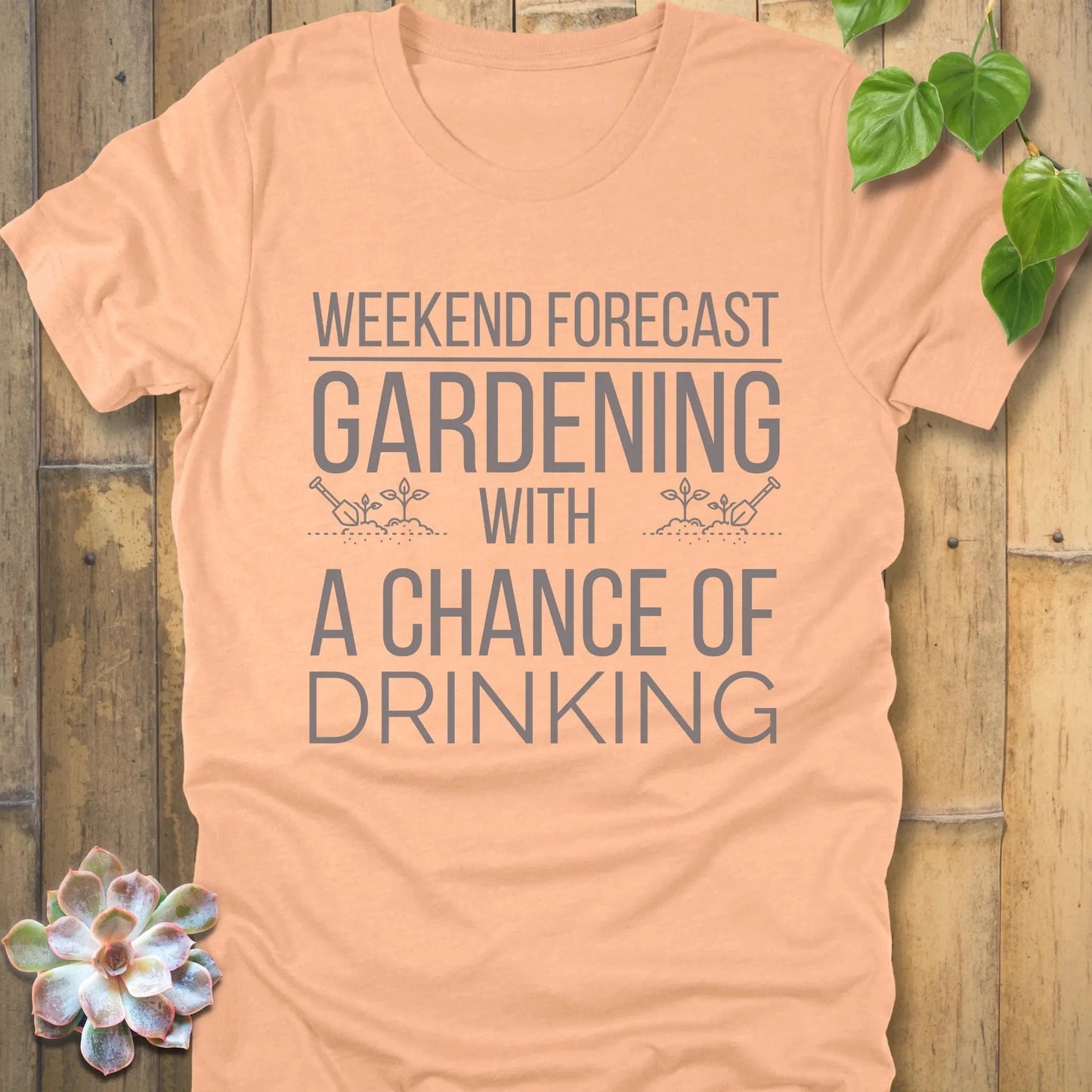 Heather Peach / S Weekend Forecast T-shirt T-Shirt