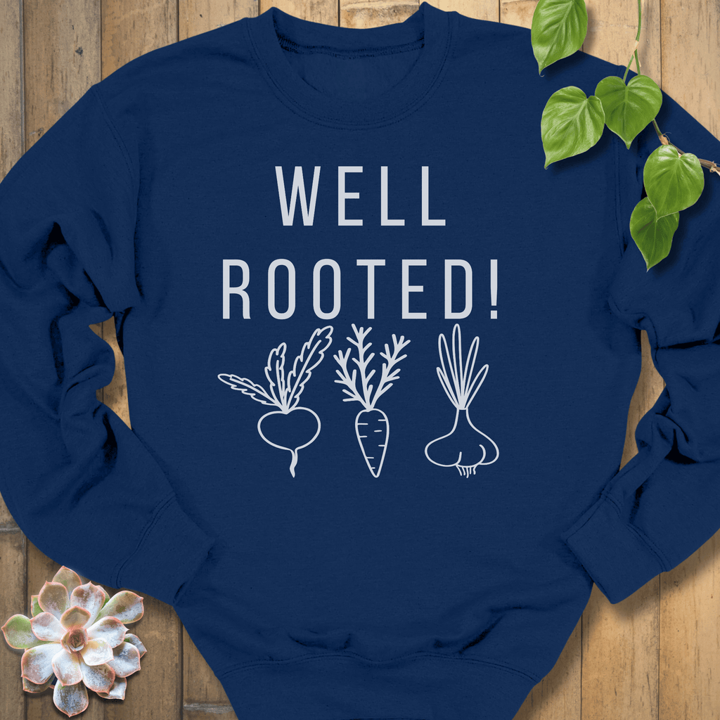 Navy / S Well Rooted Sweatshirt Sweatshirt