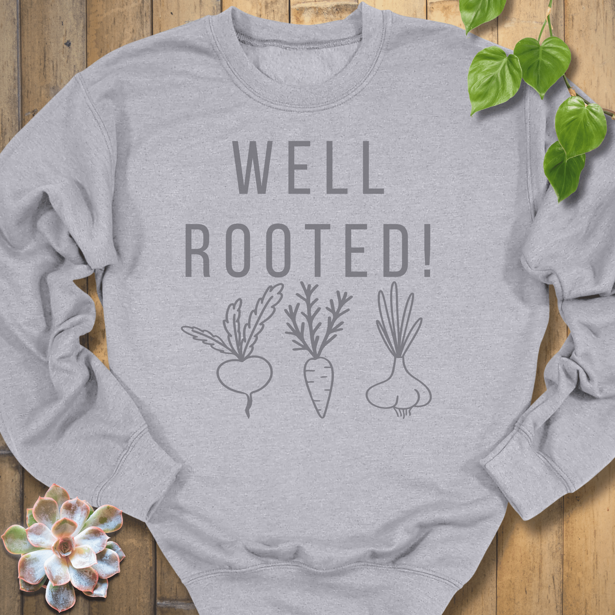 Sport Grey / S Well Rooted Sweatshirt Sweatshirt
