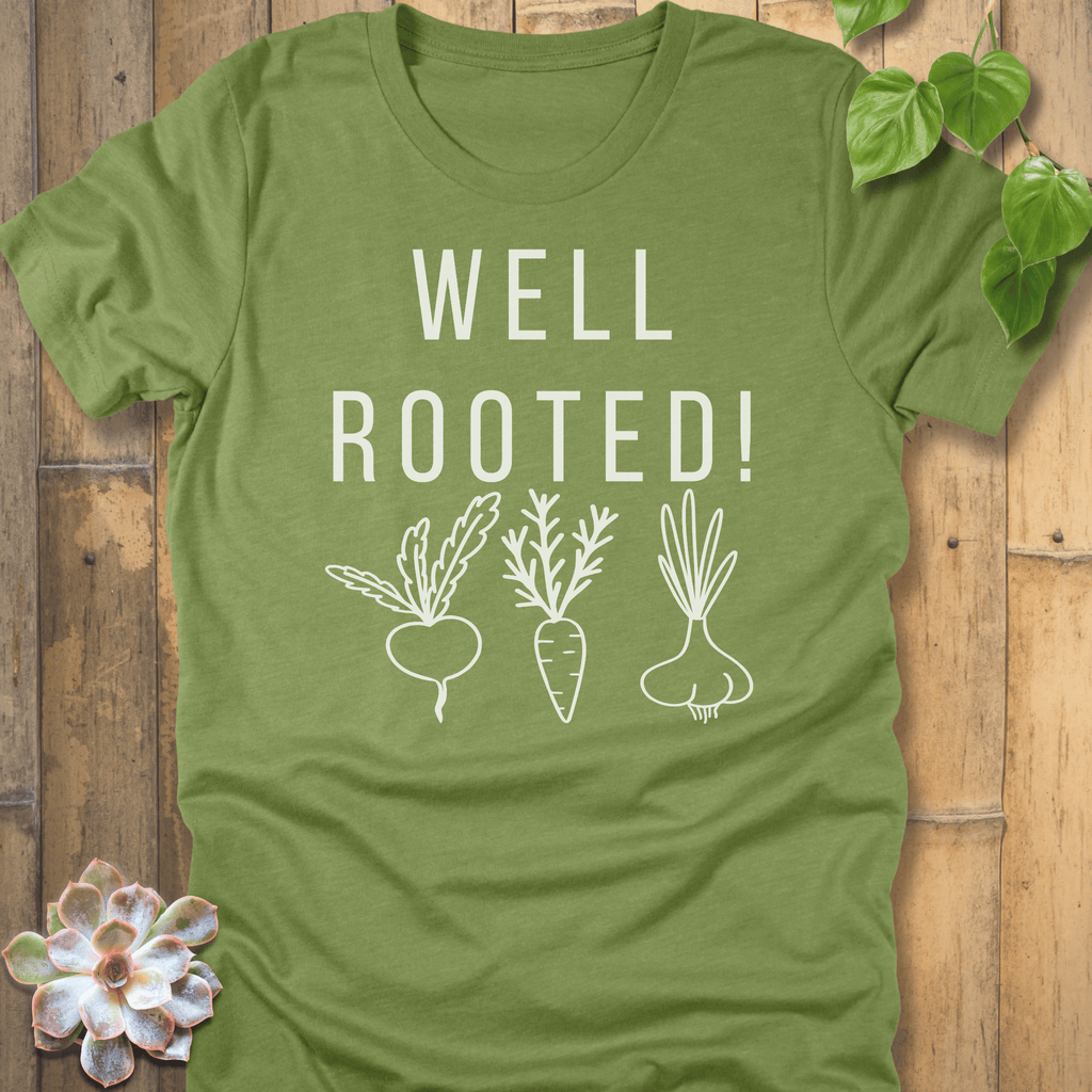 Heather Green / M Well Rooted T-Shirt T-Shirt
