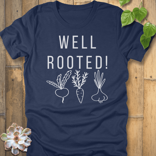 Heather Navy / S Well Rooted T-Shirt T-Shirt