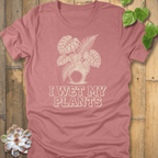 Heather Mauve / S Wet My Plants T-shirt T-Shirt