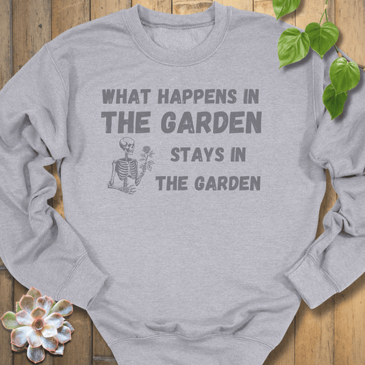 Sport Grey / S What Happens In The Garden Sweatshirt Sweatshirt