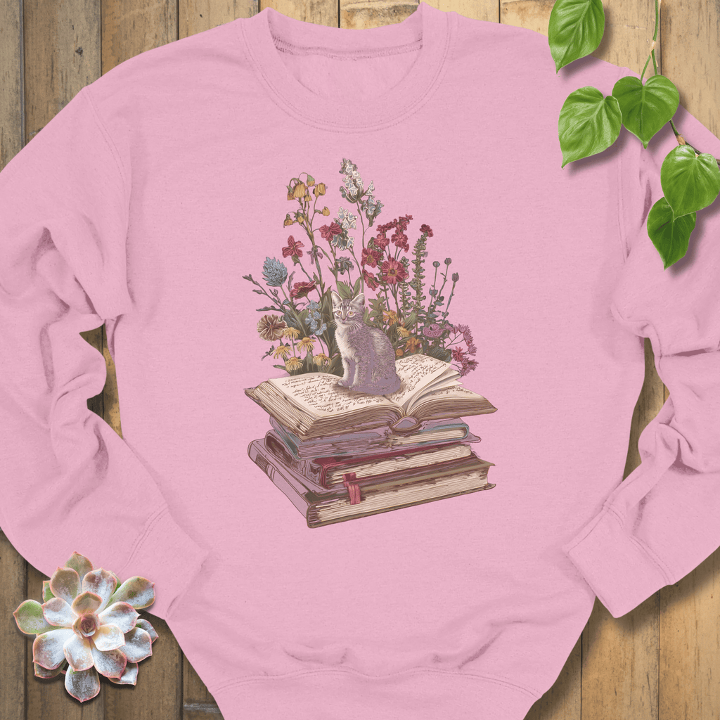 Light Pink / S Whiskers & Words Sweatshirt Sweatshirt