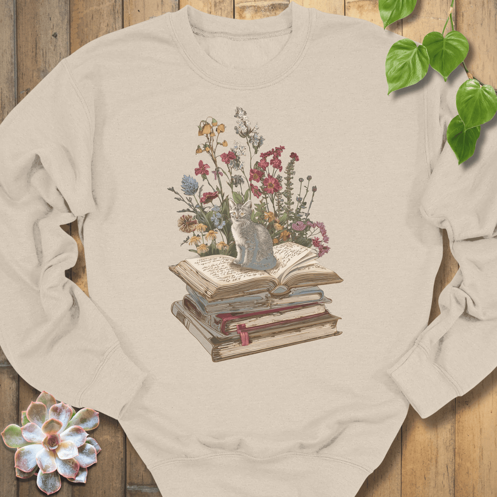 Sand / S Whiskers & Words Sweatshirt Sweatshirt