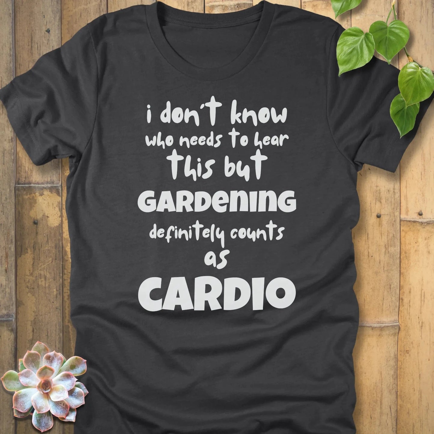 Dark Grey Heather / S Who Needs To Hear T-Shirt T-Shirt