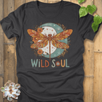 Dark Grey Heather / S Wild Soul Dragonfly T-shirt T-Shirt