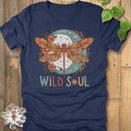 Heather Navy / S Wild Soul Dragonfly T-shirt T-Shirt