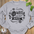 Sport Grey / S Wild Soul Floral Sweatshirt Sweatshirt