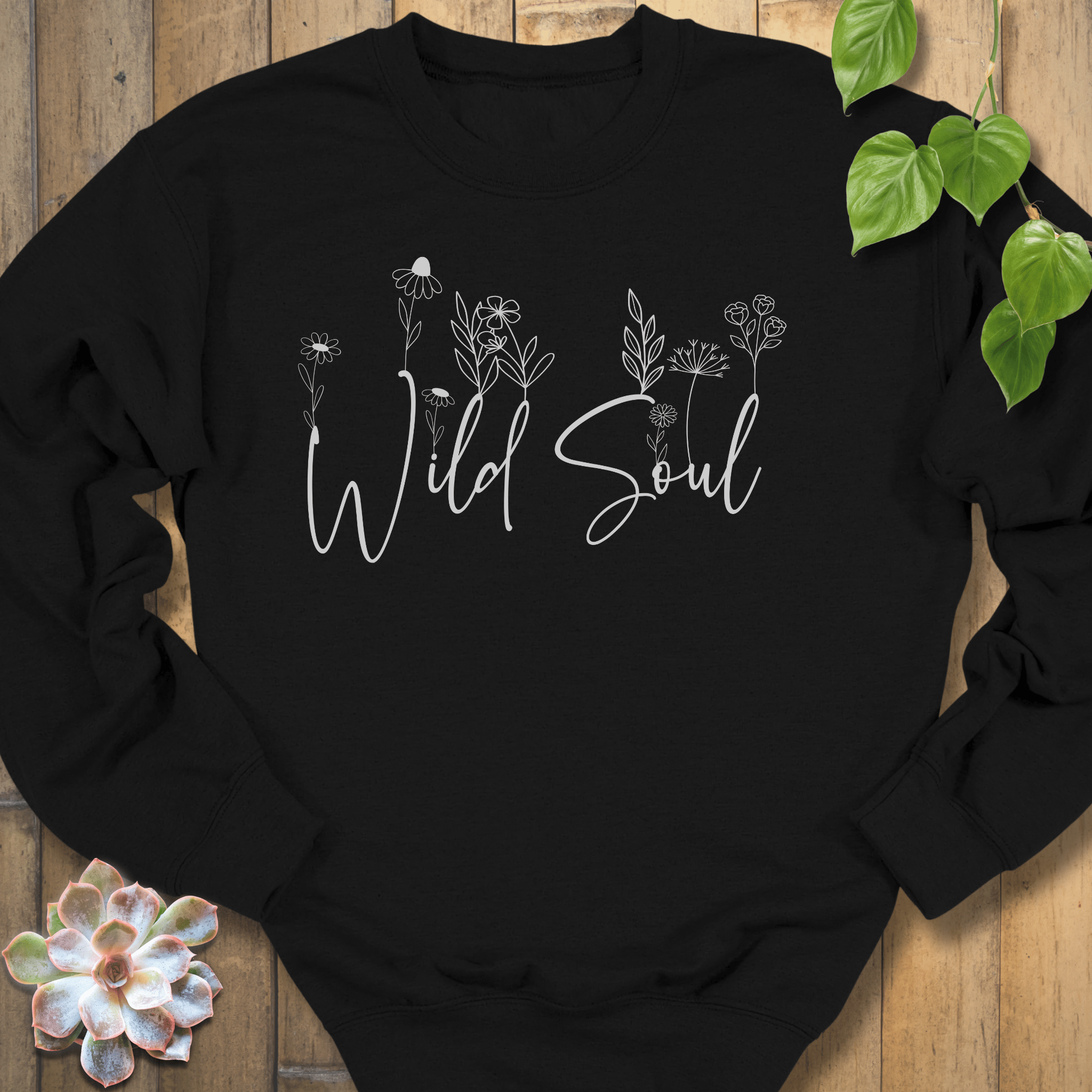 Black / S Wild Soul Sweatshirt Sweatshirt