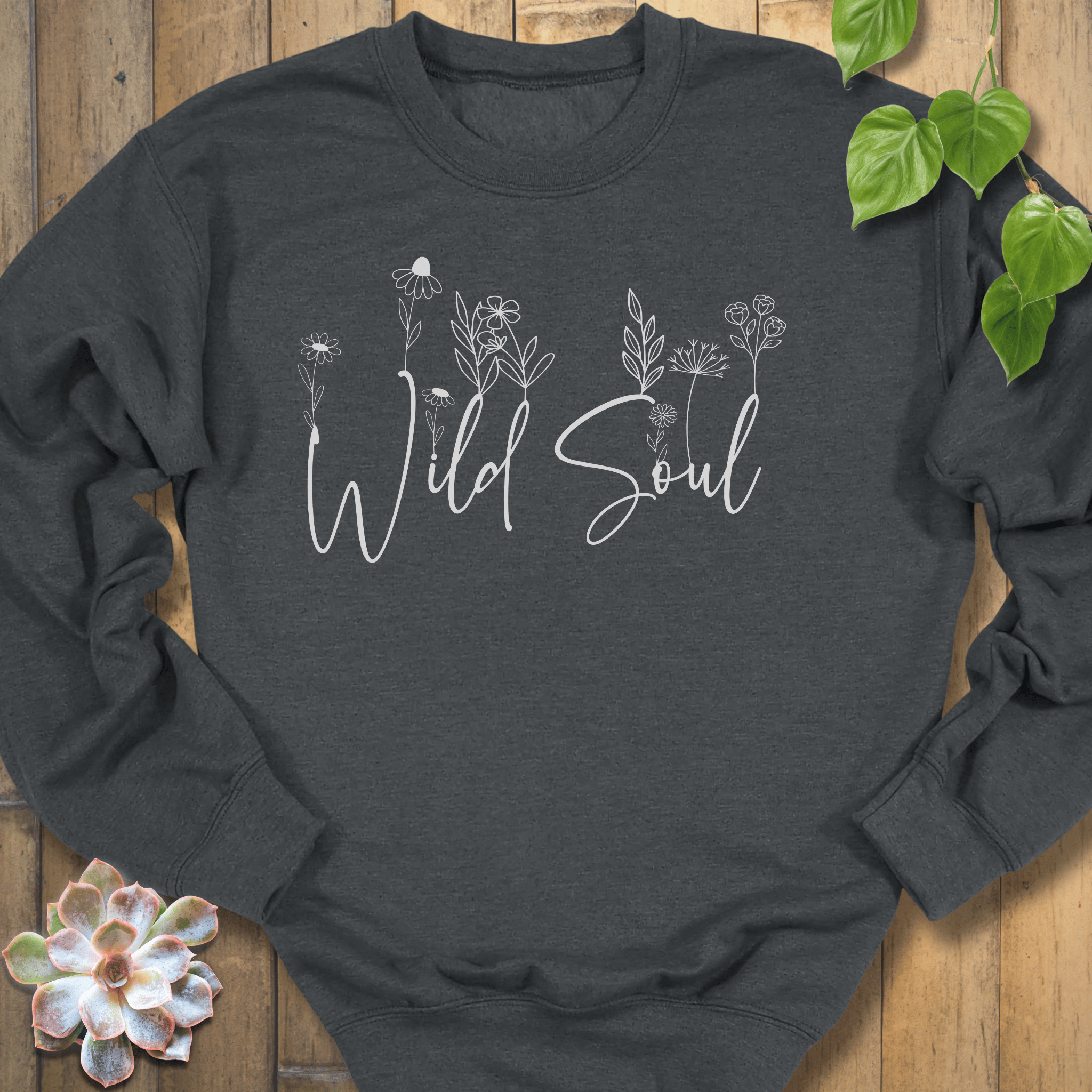Dark Heather / S Wild Soul Sweatshirt Sweatshirt
