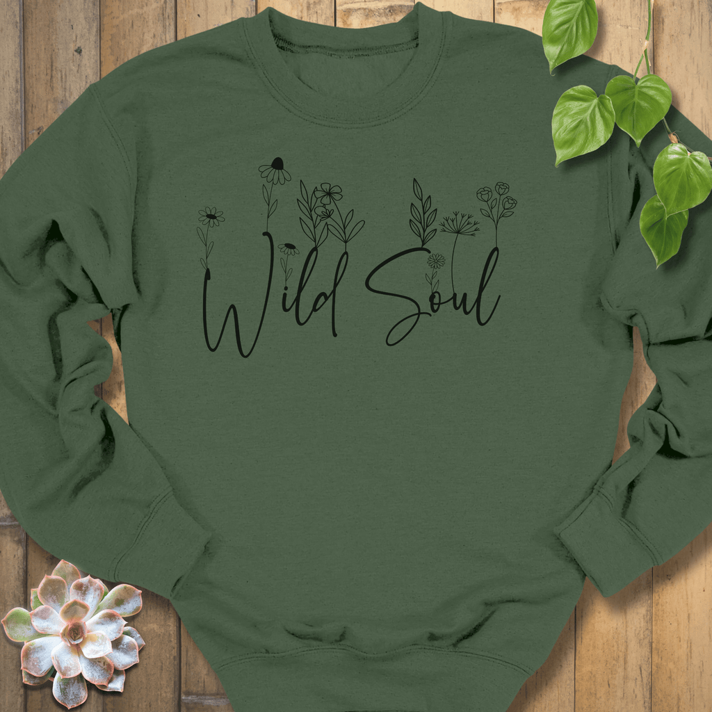 Military Green / S Wild Soul Sweatshirt Sweatshirt