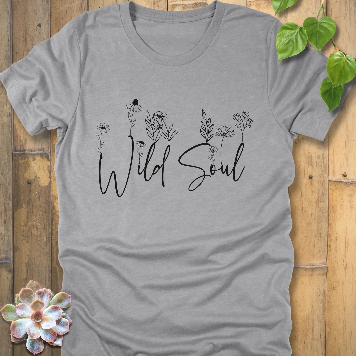 Athletic Heather / S Wild Soul T-Shirt T-Shirt