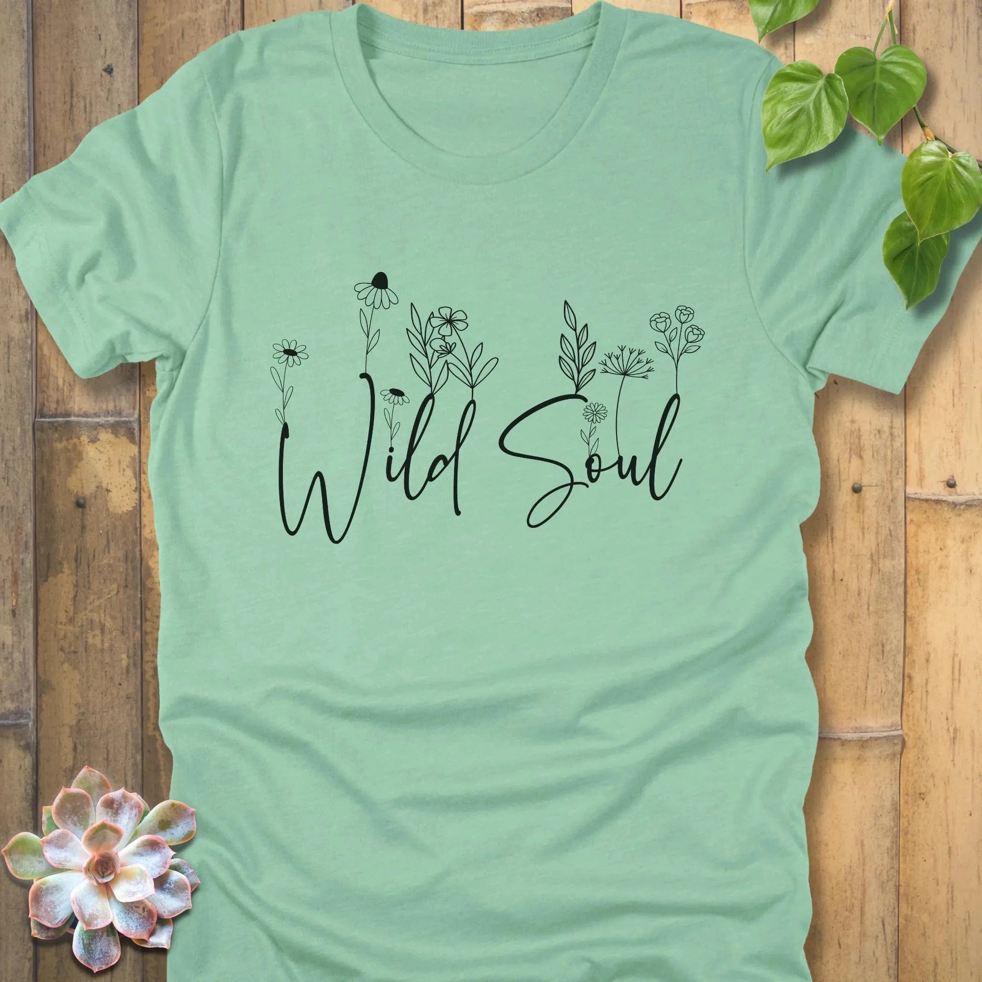 Heather Mint / S Wild Soul T-Shirt T-Shirt