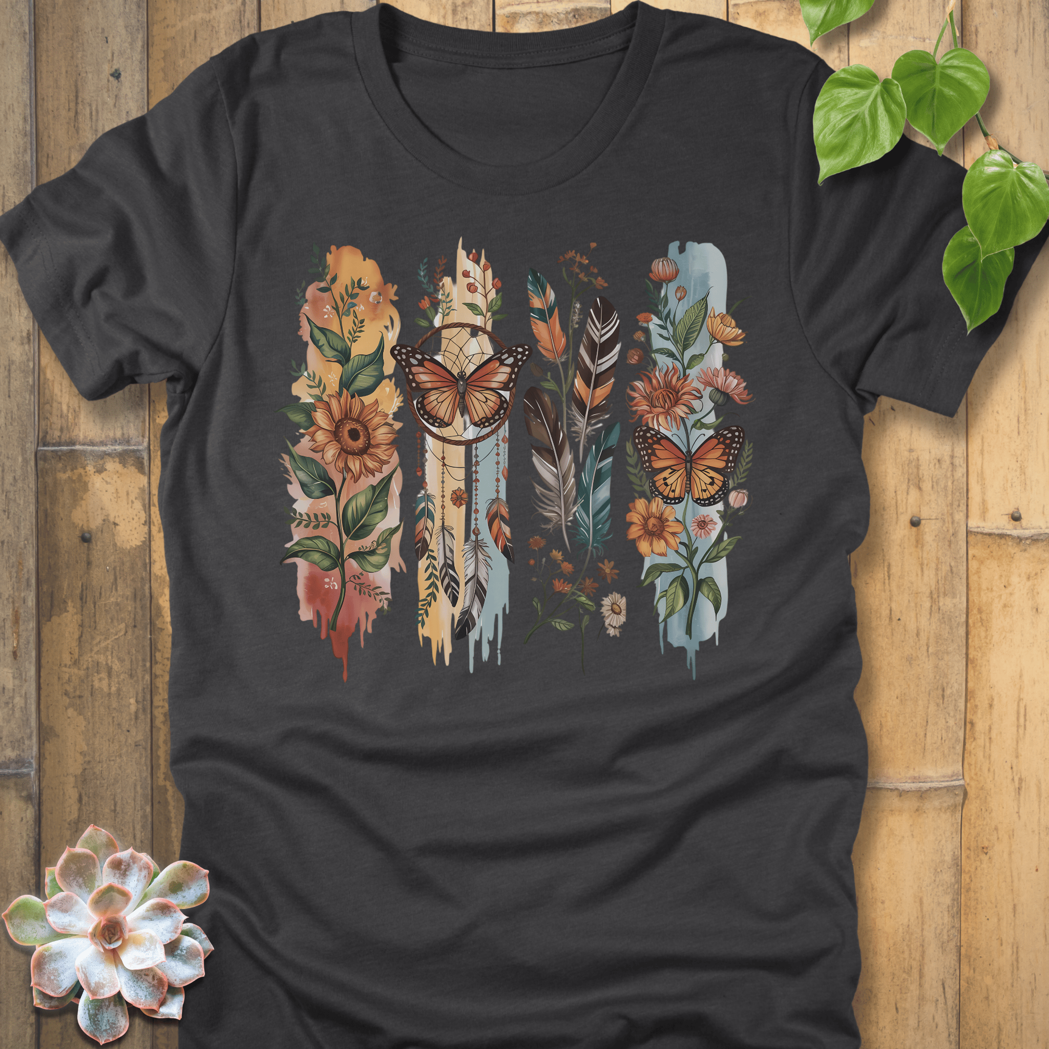Dark Grey Heather / S Wild Spirit T-Shirt T-Shirt