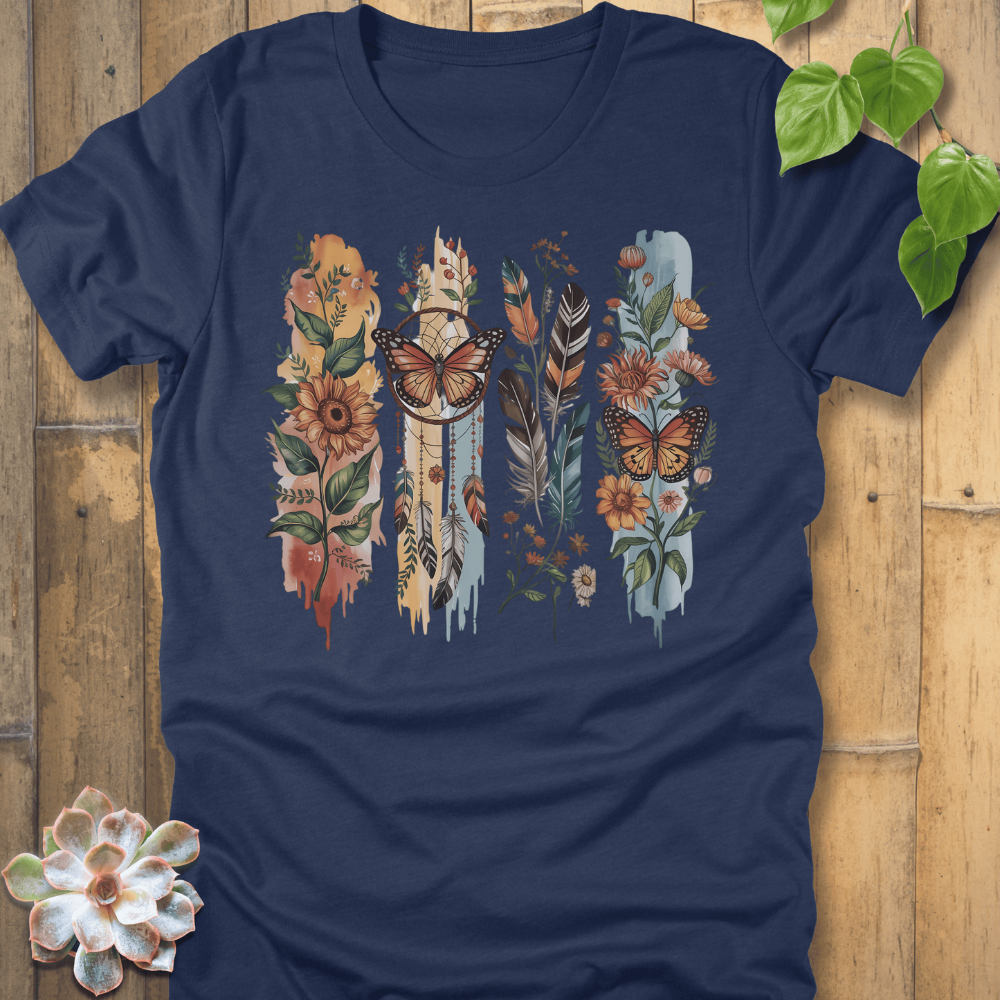 Heather Navy / S Wild Spirit T-Shirt T-Shirt