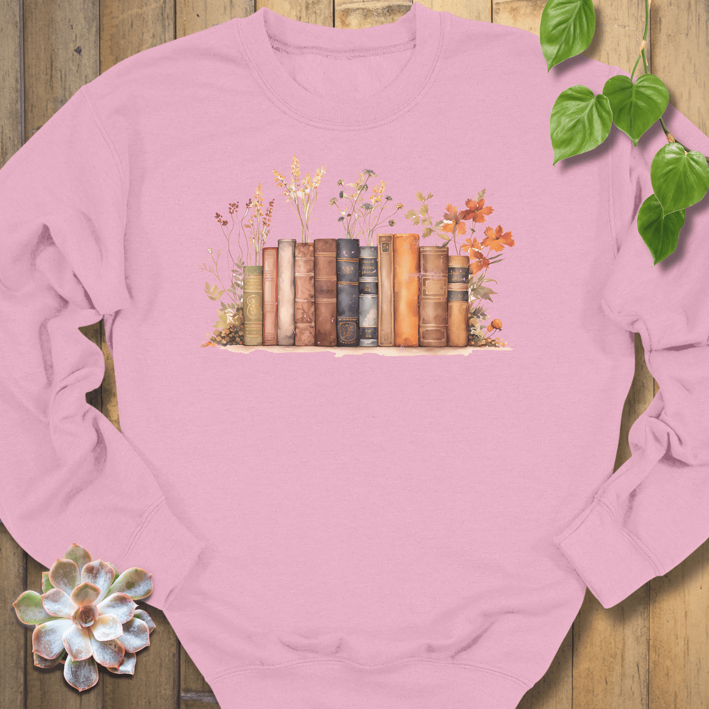 Light Pink / S Wildflower Libray Sweatshirt Sweatshirt