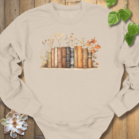 Sand / S Wildflower Libray Sweatshirt Sweatshirt