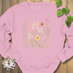 Light Pink / S Wildflower Meadow Sweatshirt Sweatshirt