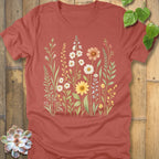 Heather Clay / S Wildflower Meadow T-Shirt T-Shirt