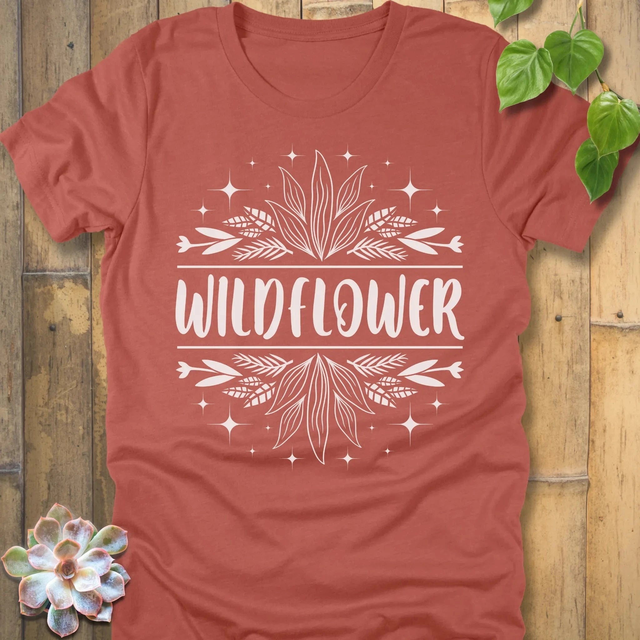 Heather Clay / S Wildflower T-Shirt T-Shirt