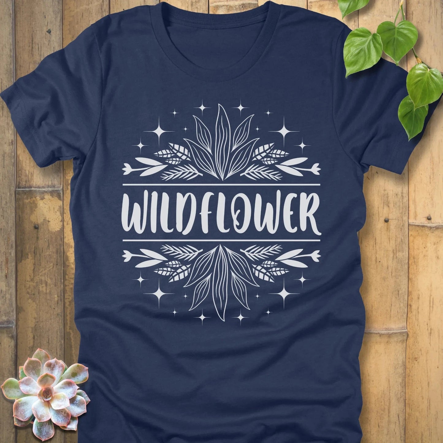 Heather Navy / S Wildflower T-Shirt T-Shirt