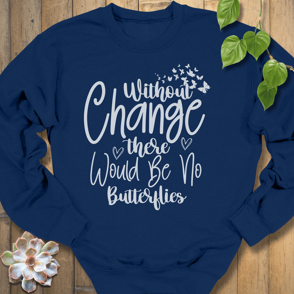 Navy / S Without Change Sweatshirt Sweatshirt
