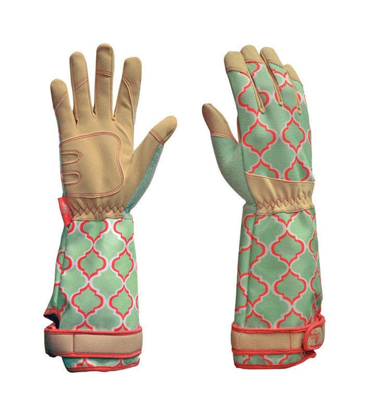 Womens Synthetic Rose Picker Gardening Gloves  By Digz Garden