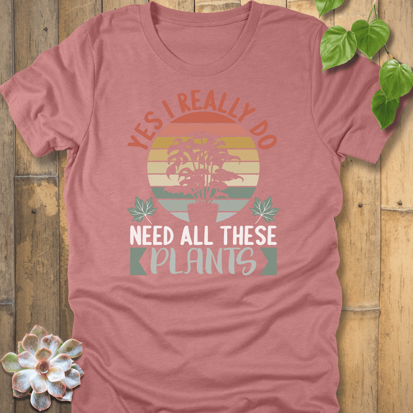 Heather Mauve / S Yes I Really Do T-Shirt T-Shirt