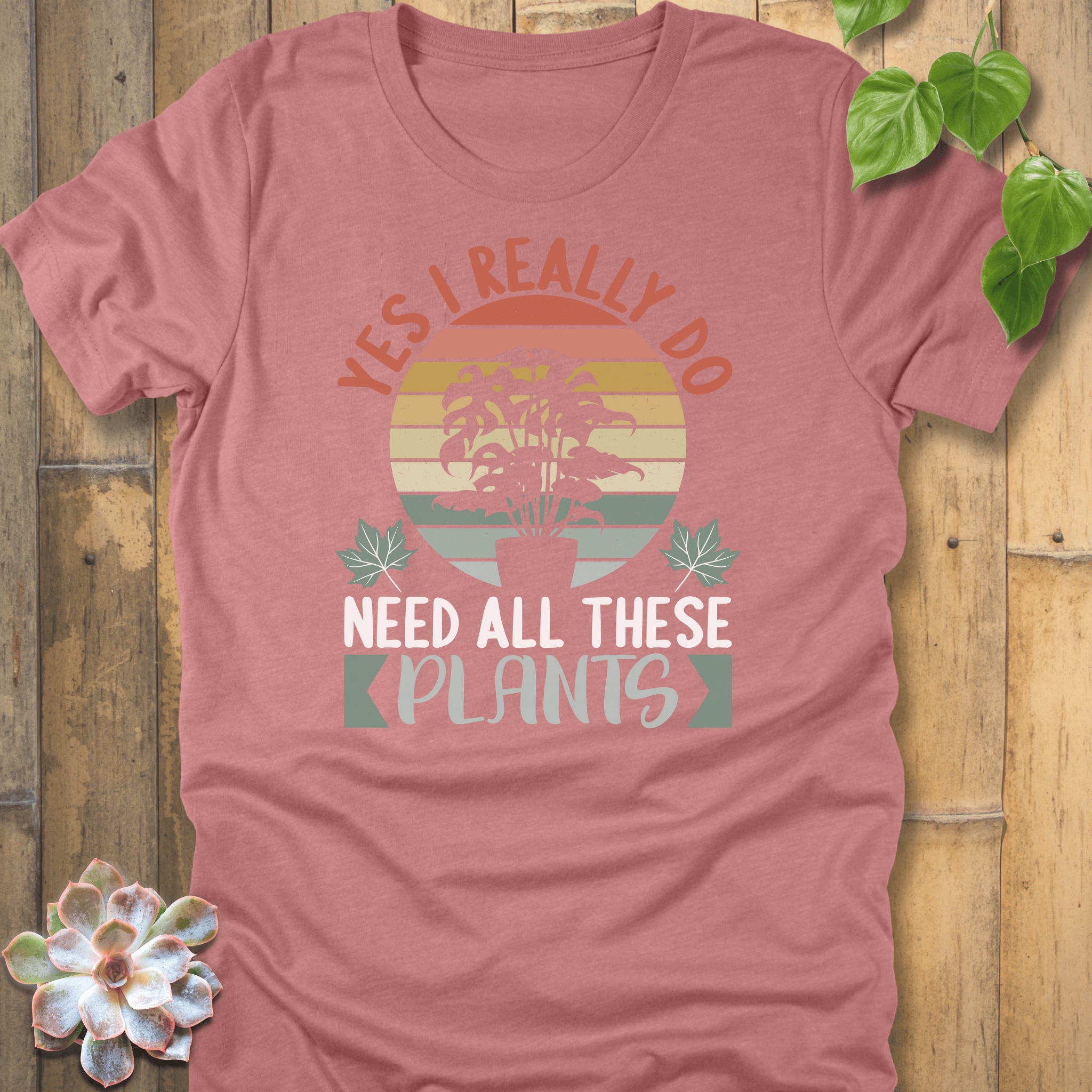 Heather Mauve / S Yes I Really Do T-Shirt T-Shirt