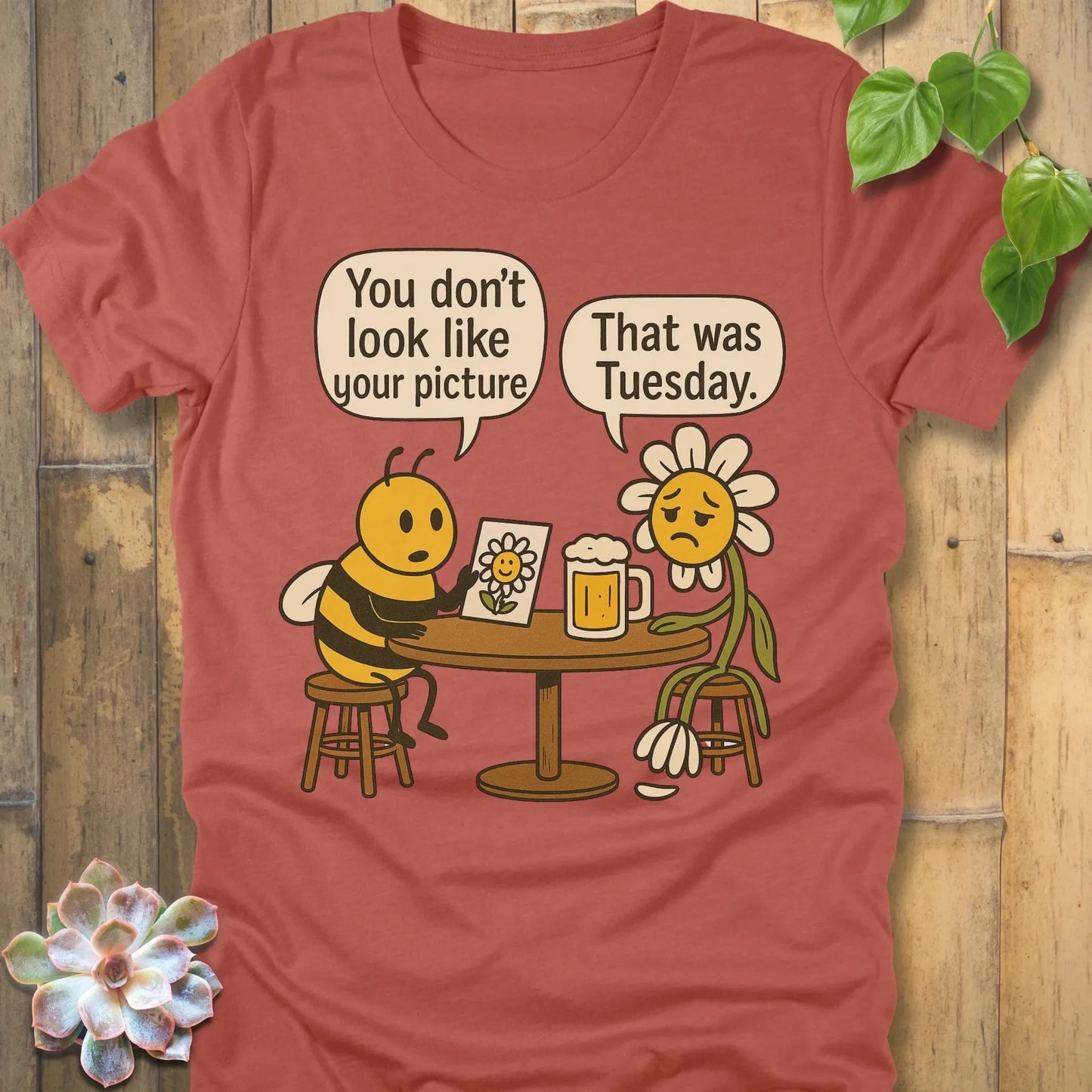 Heather Clay / S You Don't Look Like T-Shirt T-Shirt
