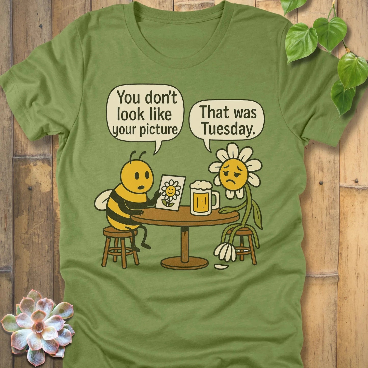 Heather Green / S You Don't Look Like T-Shirt T-Shirt