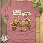 Heather Mauve / S You Don't Look Like T-Shirt T-Shirt