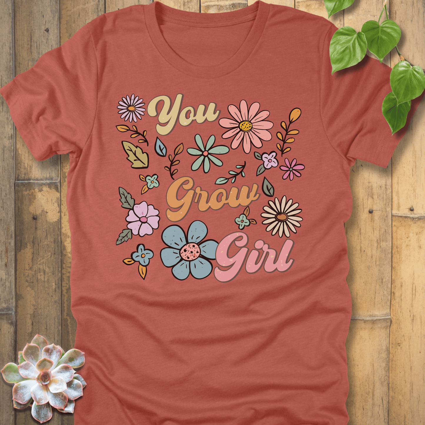 Heather Clay / S You Grow Girl T-Shirt T-Shirt