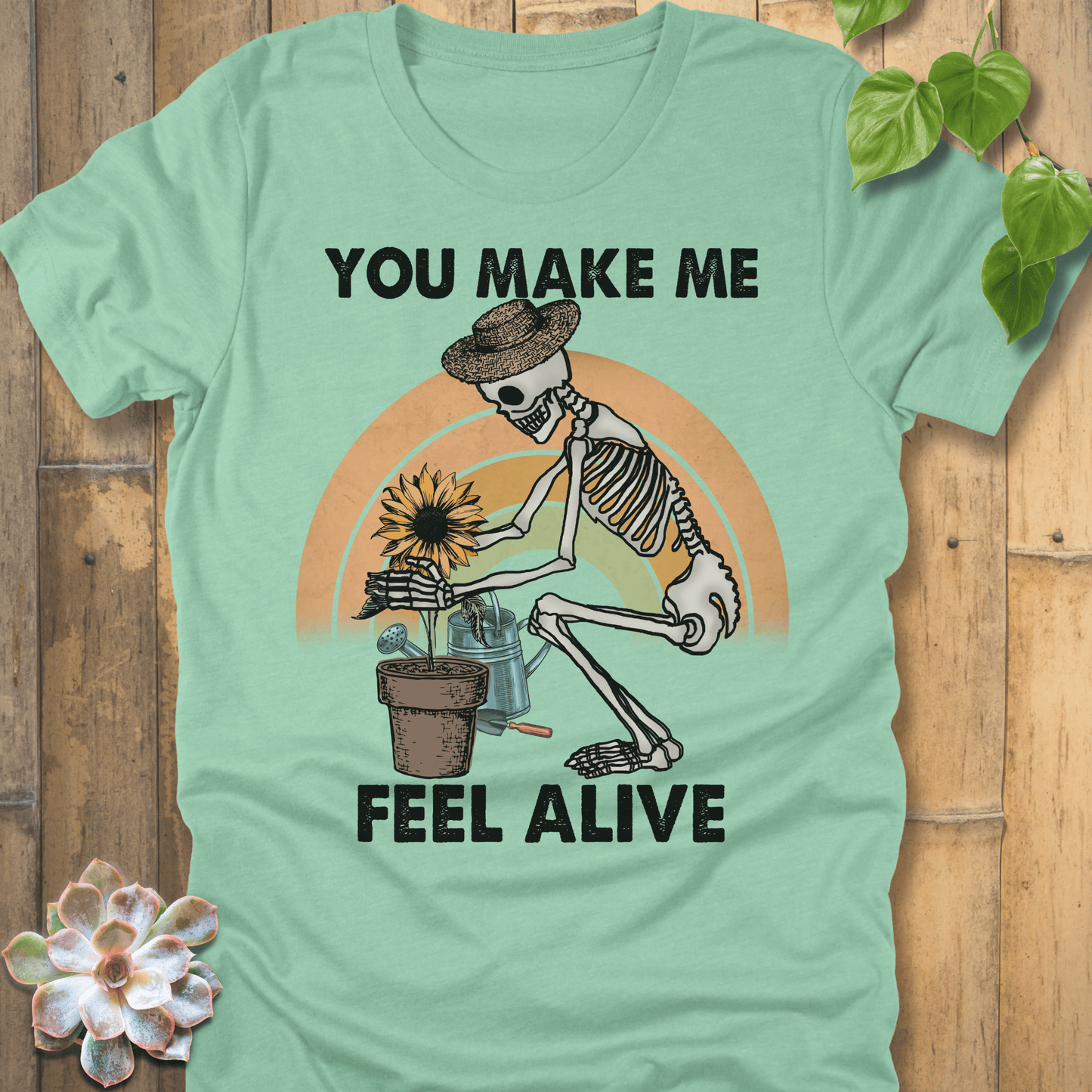 Heather Mint / S You Make Me Feel Alive - T-Shirt T-Shirt