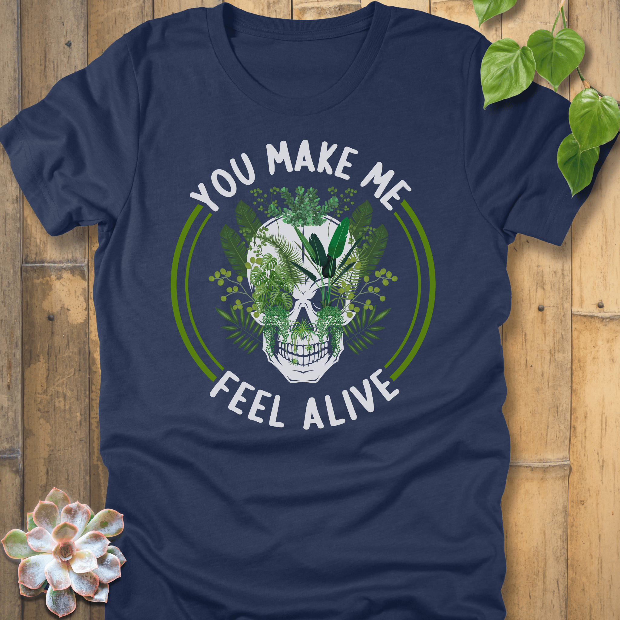 Heather Navy / S You Make Me T-Shirt T-Shirt