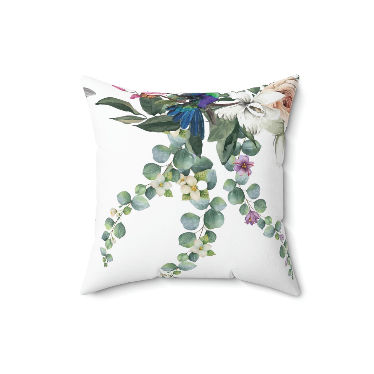 hummingbird pillow